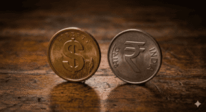 Falling Rupee. A choice?